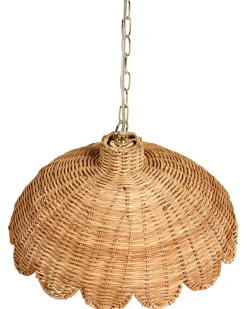 Loftlampe KUKULE Rattan Naturlig