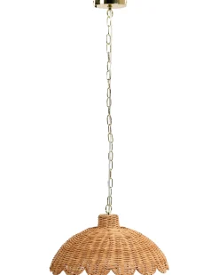 Loftlampe KUKULE Rattan Naturlig
