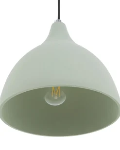 Loftlampe LAMBRO Beton Lysegrøn
