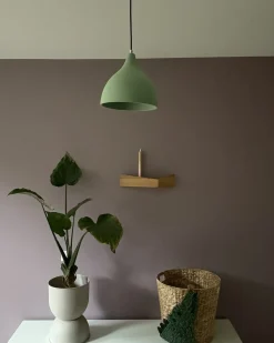 Loftlampe LAMBRO Beton Lysegrøn