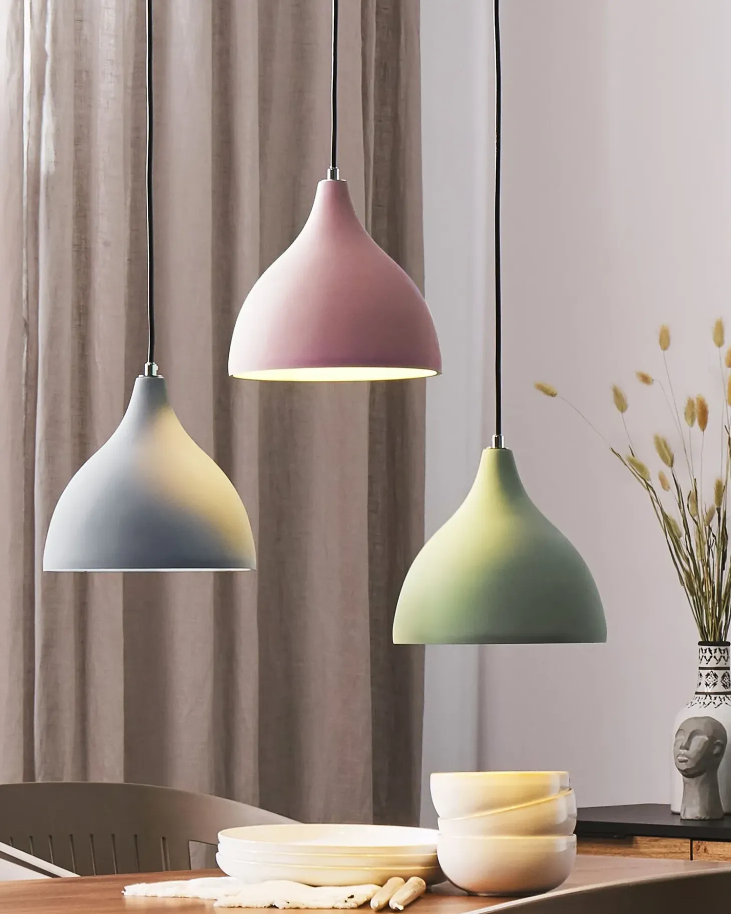 Loftlampe LAMBRO Beton Lysegrå