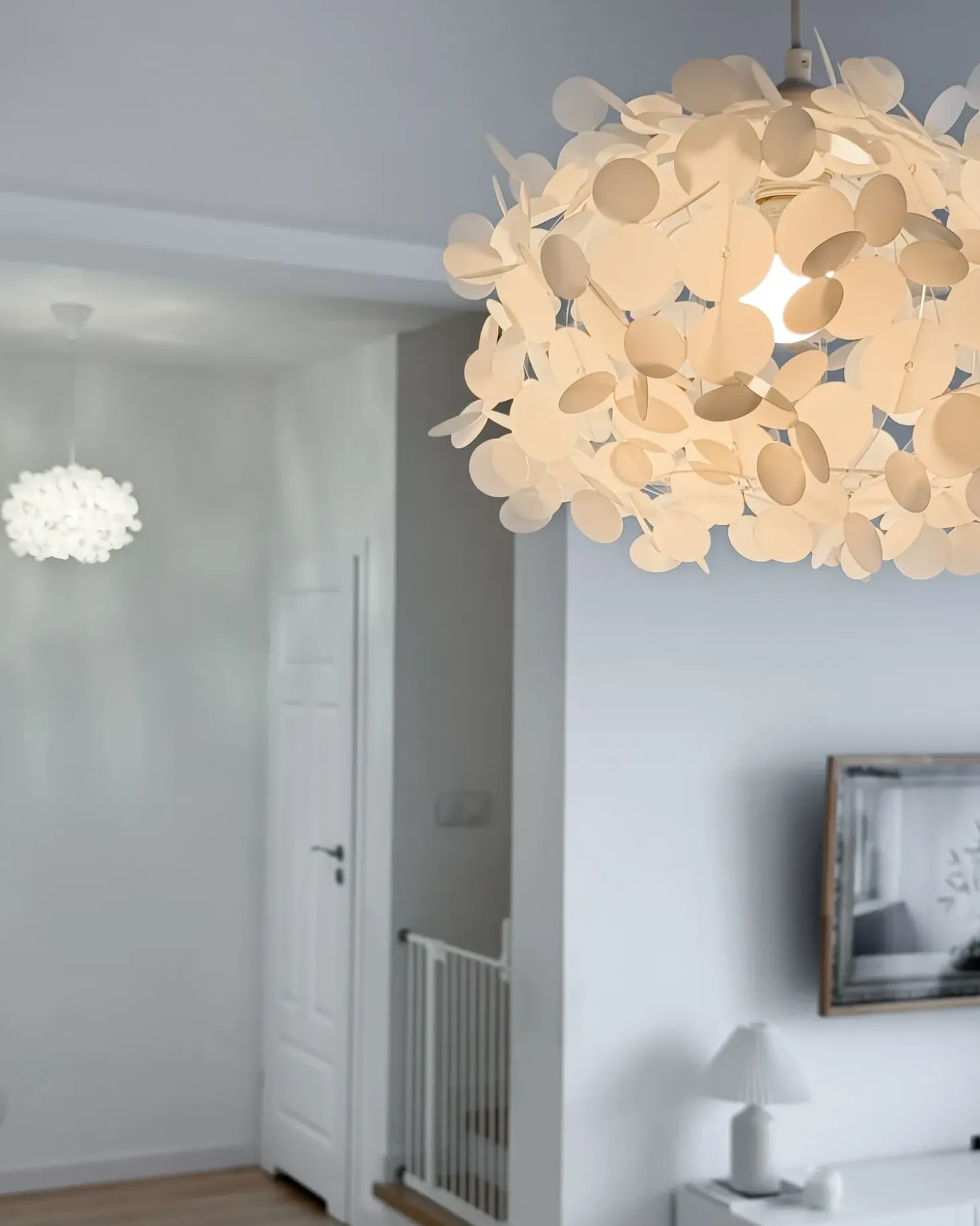 Loftlampe LAMONE Hvid
