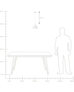 Loftlampe LEYRE Metal Hvid
