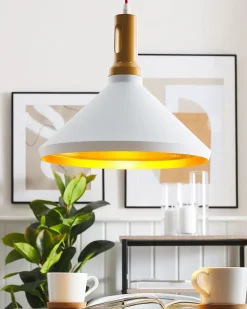 Loftlampe LIARD Metal Hvid