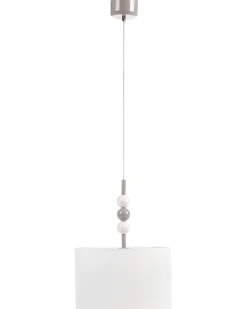 Loftlampe LOKY Metal Hvid/beige