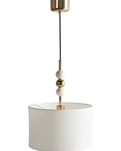 Loftlampe LOKY Metal Messing/beige