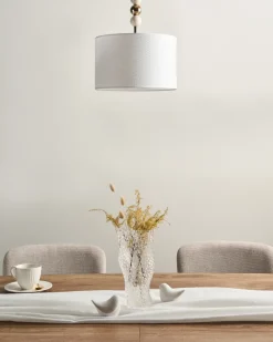 Loftlampe LOKY Metal Messing/beige