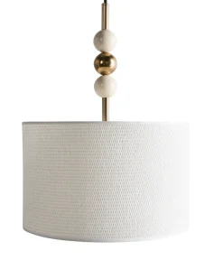 Loftlampe LOKY Metal Messing/beige
