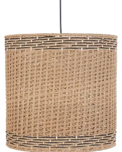 Loftlampe LUAPULA papirreb Naturlig