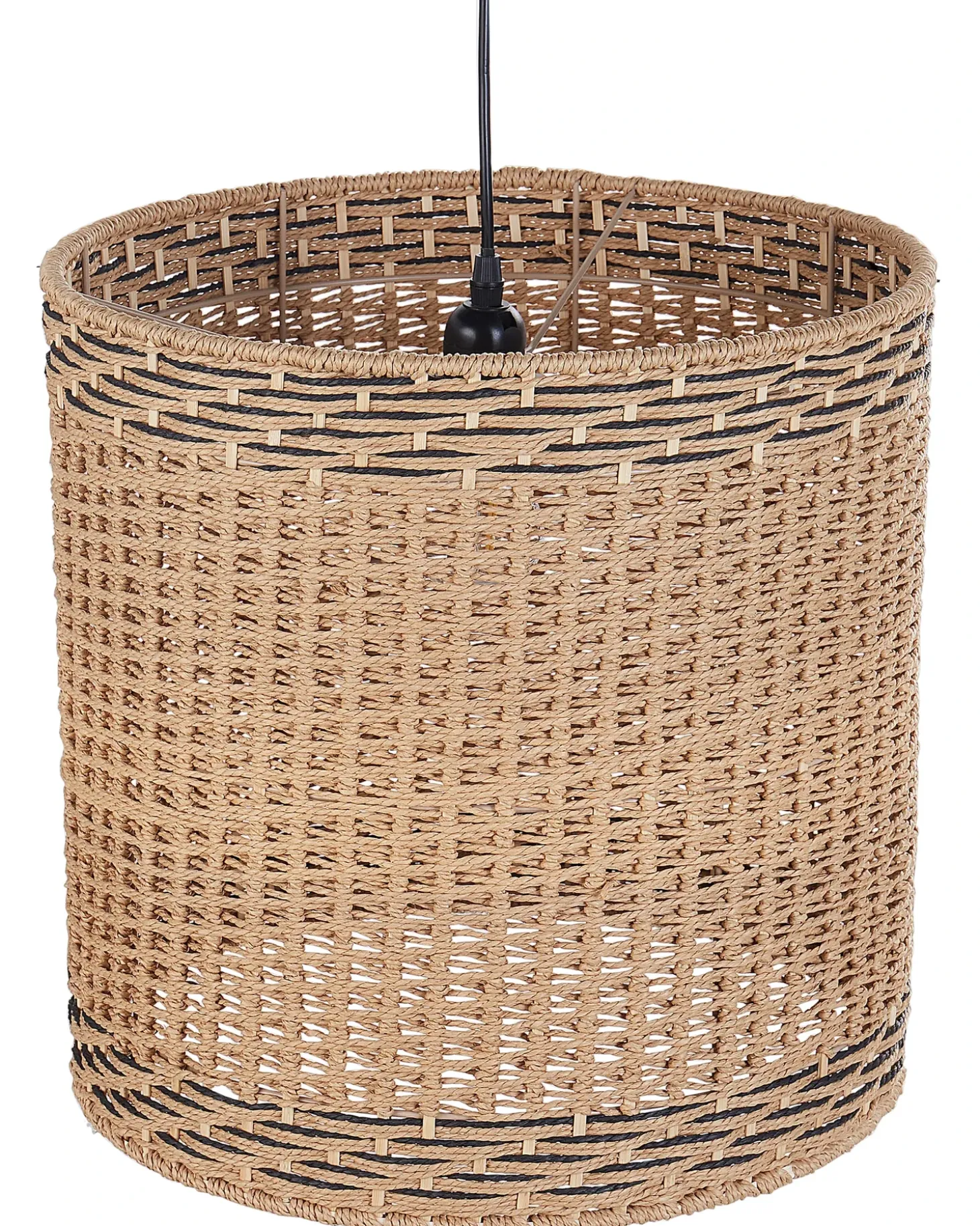 Loftlampe LUAPULA papirreb Naturlig