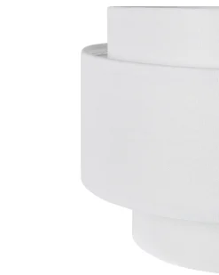 Loftlampe LUKAGO Hør Cremehvid