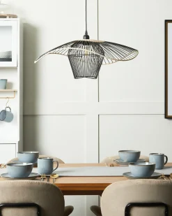Loftlampe LUNGA Metal Sort