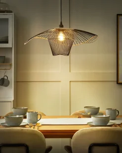 Loftlampe LUNGA Metal Sort