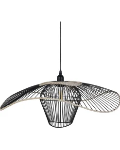 Loftlampe LUNGA Metal Sort