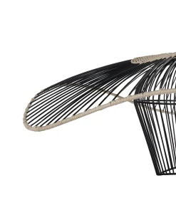 Loftlampe LUNGA Metal Sort