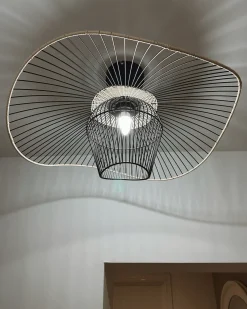 Loftlampe LUNGA Metal Sort