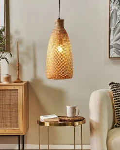 Loftlampe LWELA Bambus Naturlig