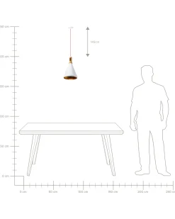 Loftlampe MACKENZIE Metal Hvid