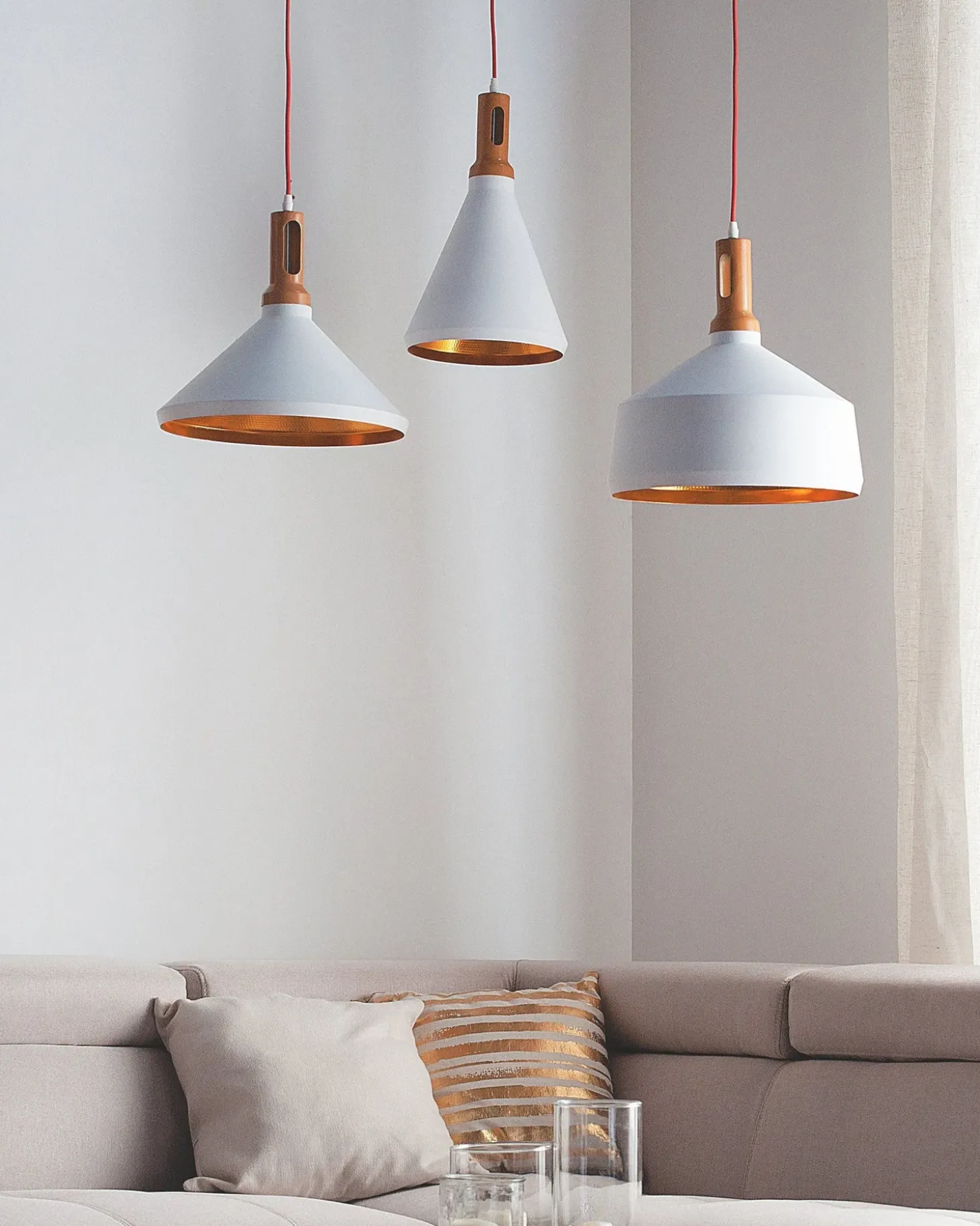 Loftlampe MACKENZIE Metal Hvid