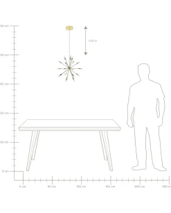 Loftlampe MAGUSE Metal Guld