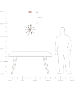 Loftlampe MAGUSE Metal Kobber