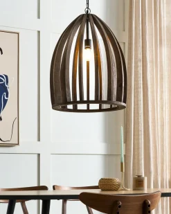 Loftlampe MANAIR Mangotræ Mørkebrun