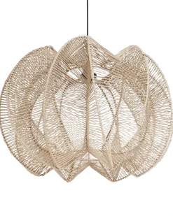 Loftlampe MANINGA papirreb Lysebrun