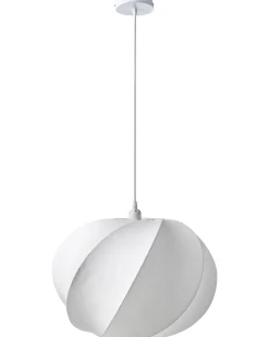 Loftlampe MAQUINE Kunstsilke Hvid