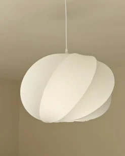 Loftlampe MAQUINE Kunstsilke Hvid
