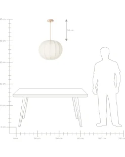 Loftlampe MARIETA Hvid