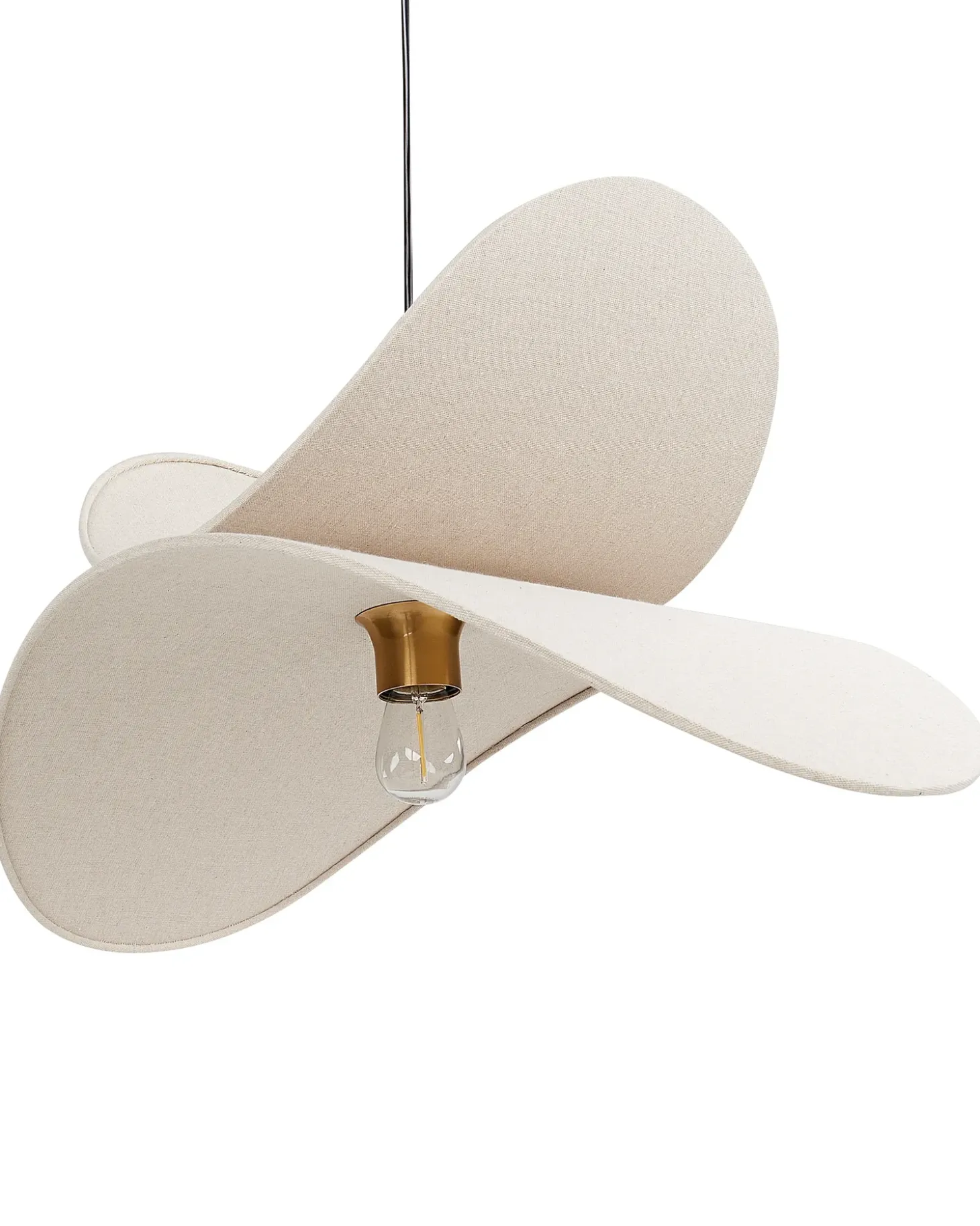 Loftlampe MASCOTA Hør Beige