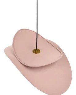 Loftlampe MASCOTA Hør Lysebrun