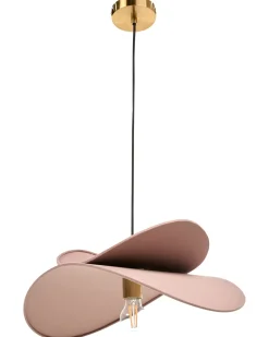 Loftlampe MASCOTA Hør Lysebrun