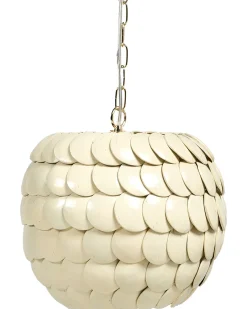 Loftlampe MASKELIYA Kokosnødde-skal Beige