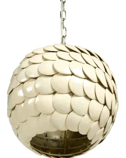 Loftlampe MASKELIYA Kokosnødde-skal Beige