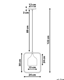 Loftlampe MAVONE Metal Hvid