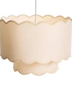 Loftlampe MECUMBURA Metal Hvid/beige