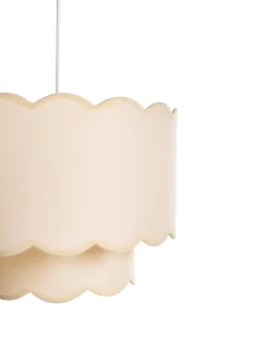 Loftlampe MECUMBURA Metal Hvid/beige