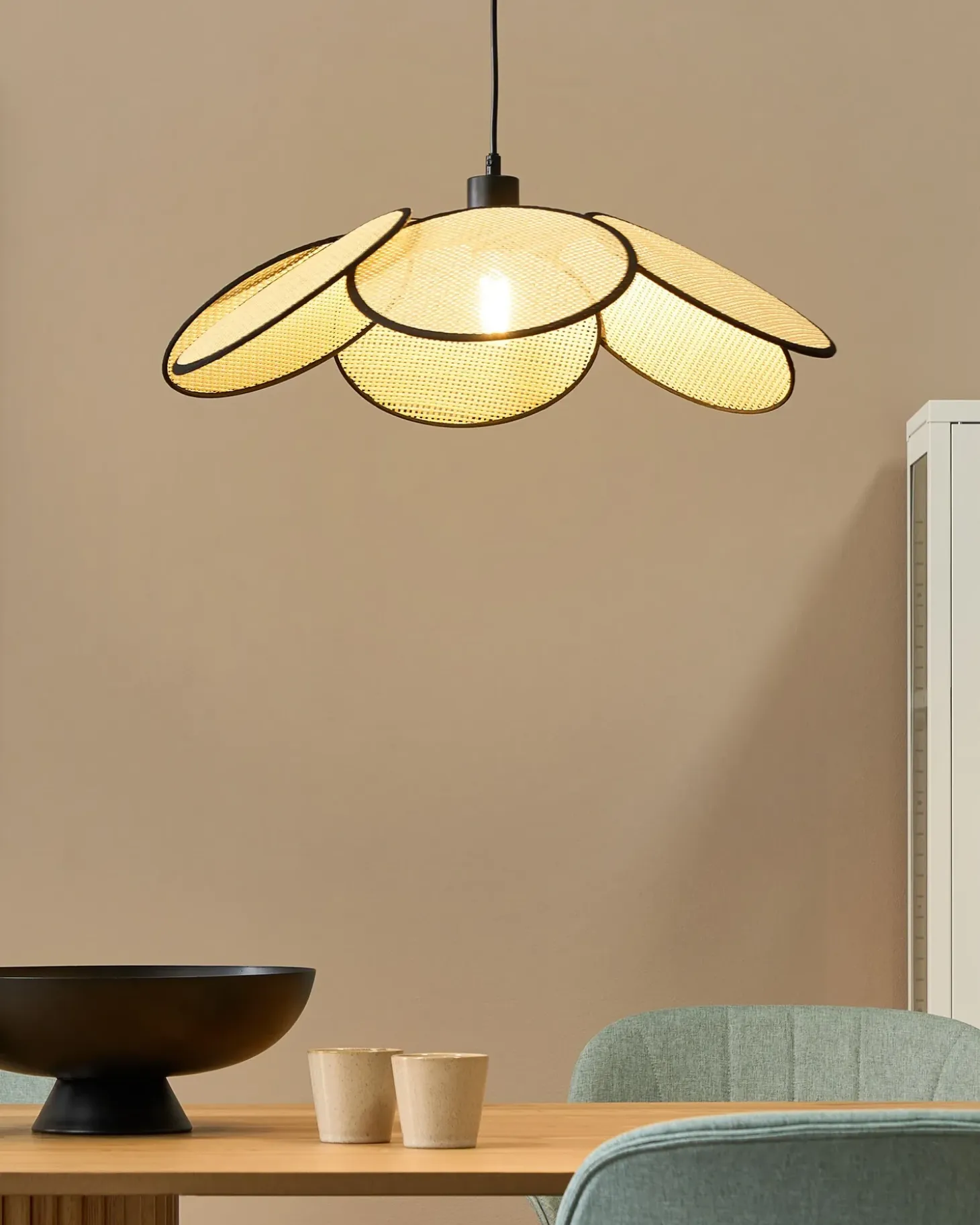 Loftlampe MEROO Papir Naturlig
