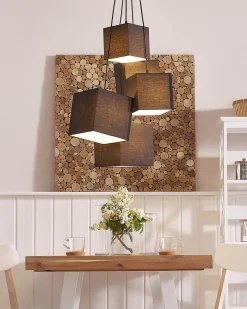 Loftlampe MESTA Sort