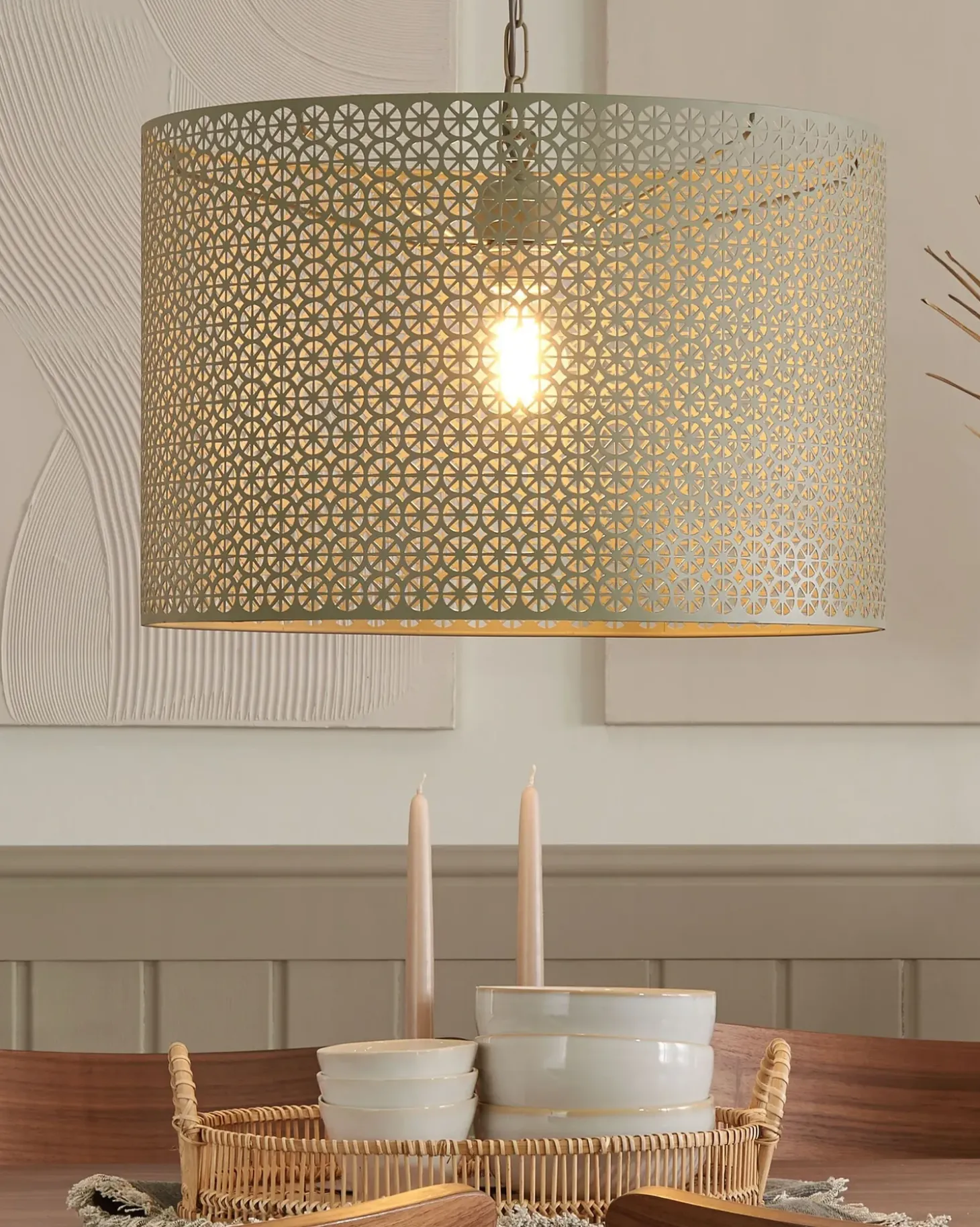 Loftlampe MEZEN Metal Grå
