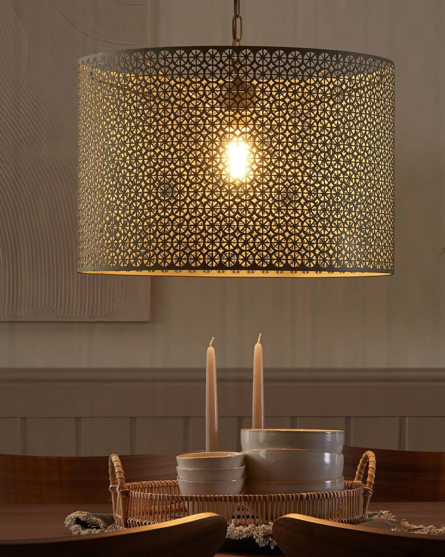 Loftlampe MEZEN Metal Grå