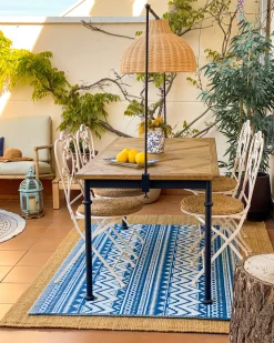 Loftlampe MILLIAN Rattan Lysebrun