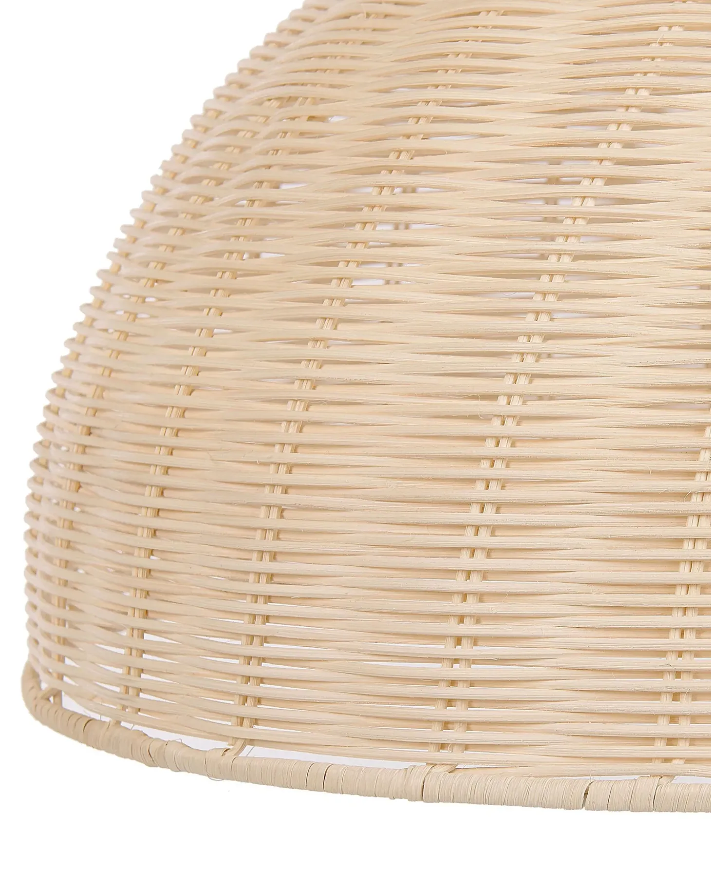 Loftlampe MILLIAN Rattan Lysebrun