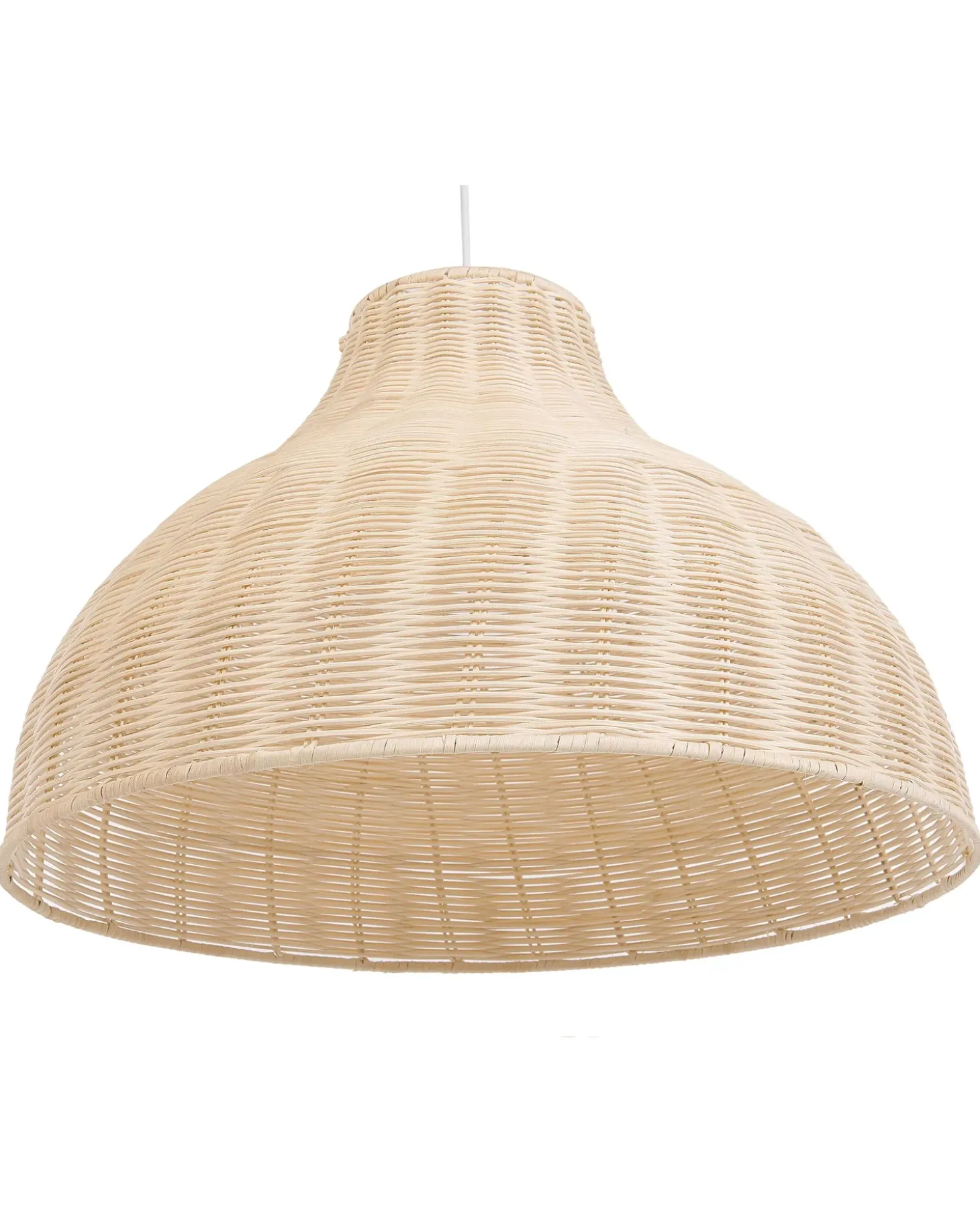 Loftlampe MILLIAN Rattan Lysebrun