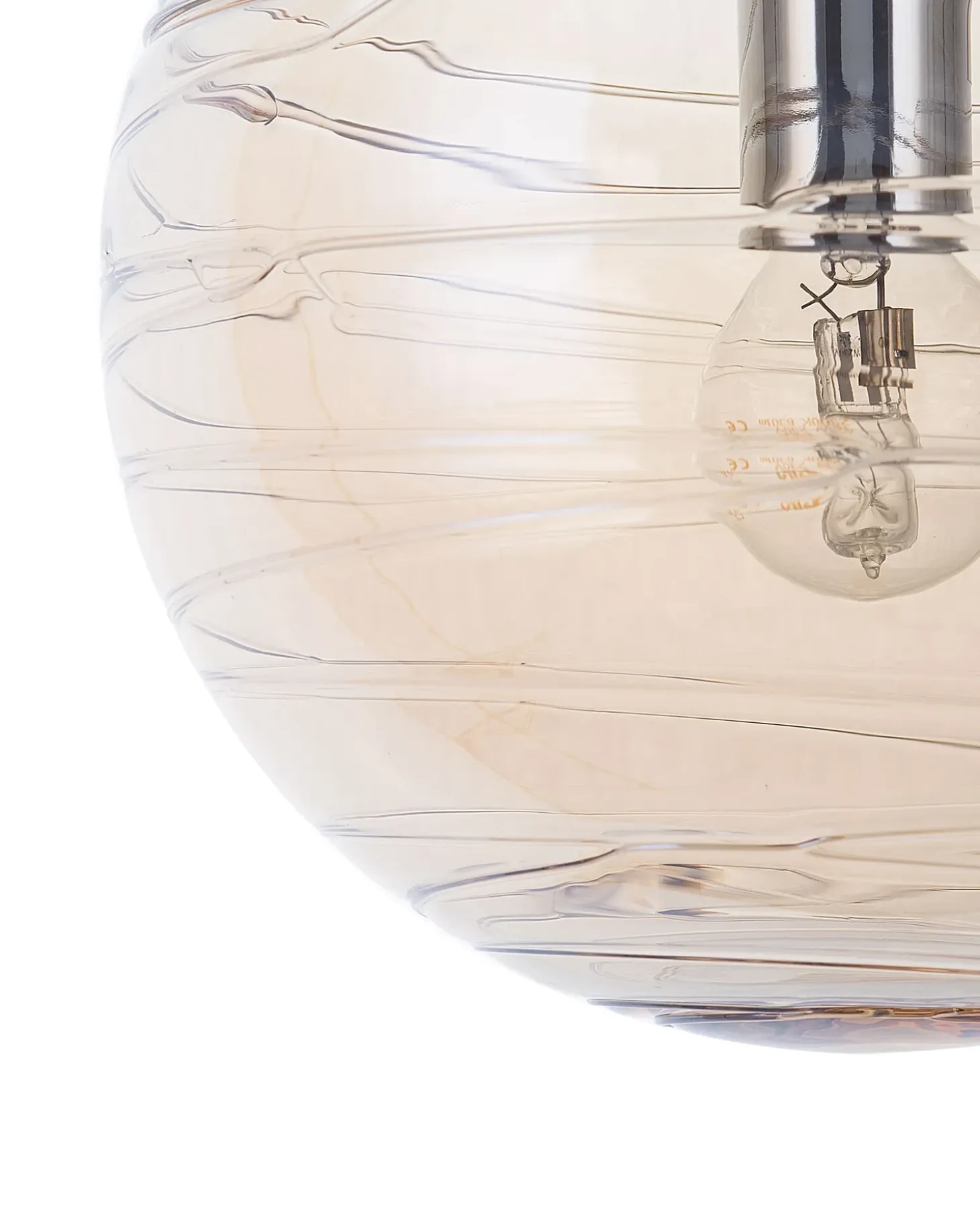Loftlampe MIRNA Glas Guld