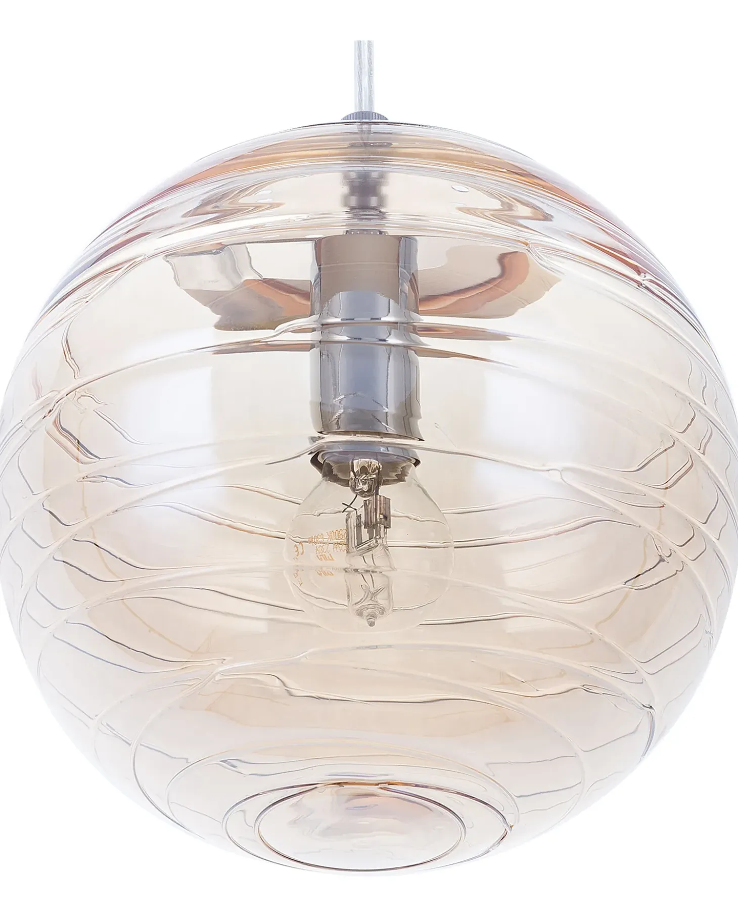 Loftlampe MIRNA Glas Guld