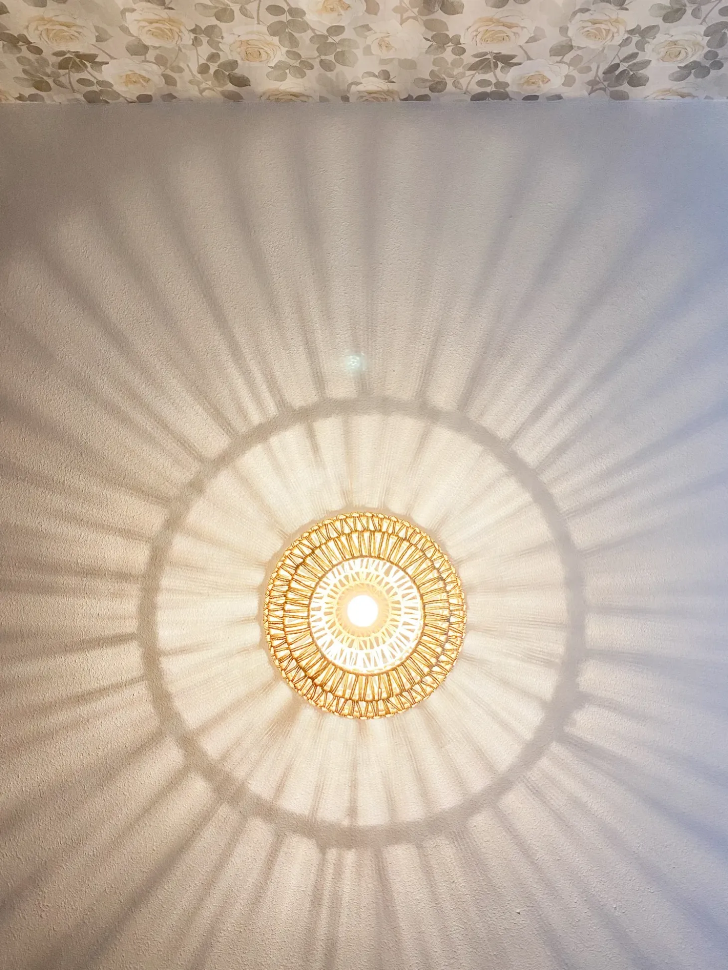 Loftlampe MOLOPO papirreb Sand Beige