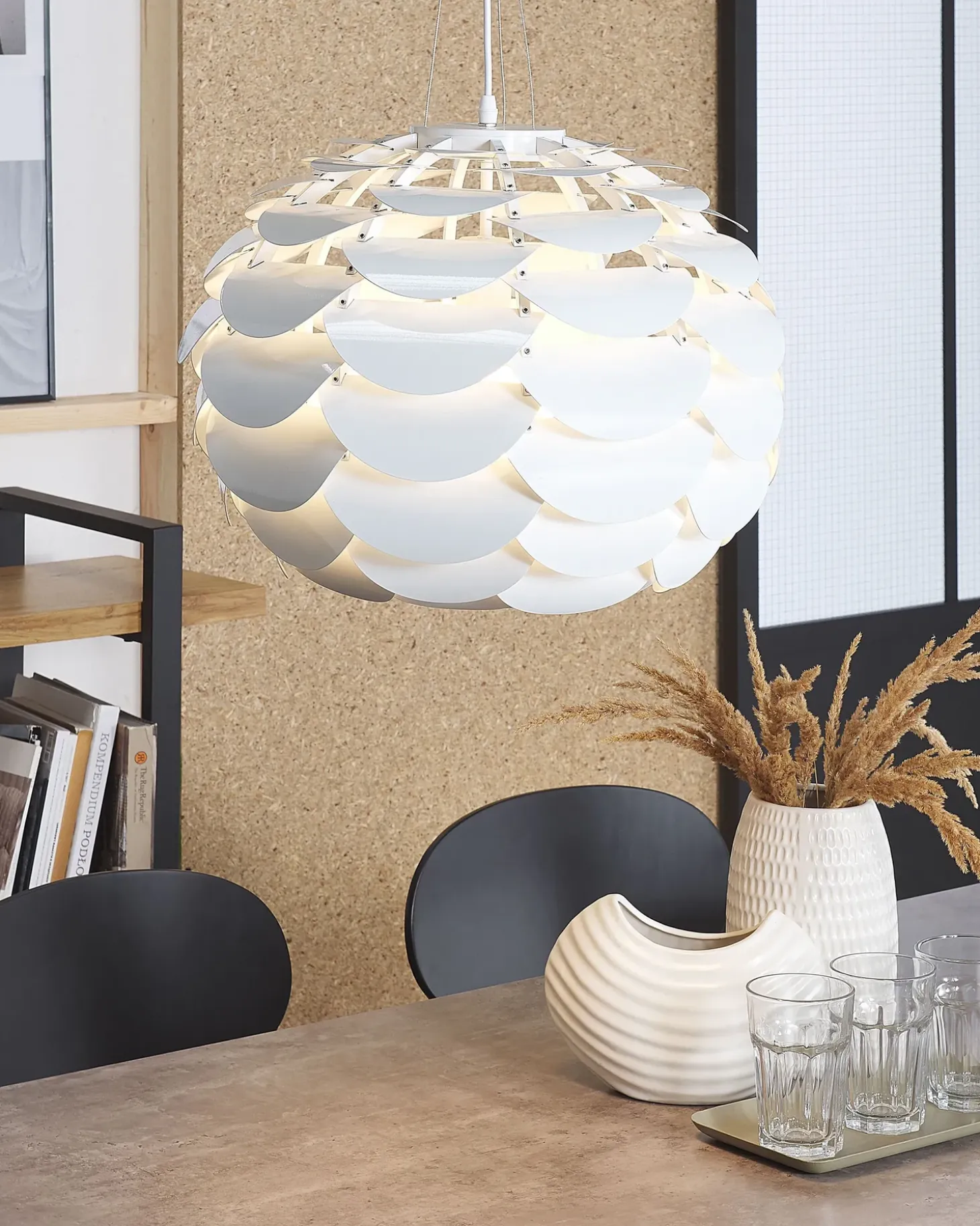 Loftlampe MOSELLE Metal Hvid