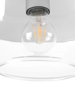 Loftlampe MURRAY Glas Hvid